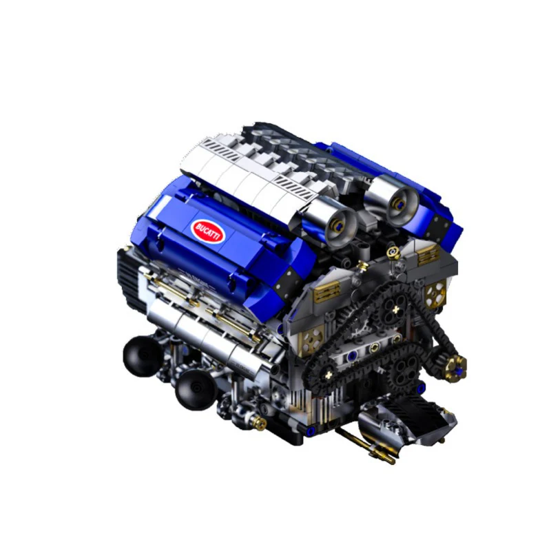 (Ship from US warehouse) 1289 pcs TUOMU T1112 V8 Turbo Charged - Image 5