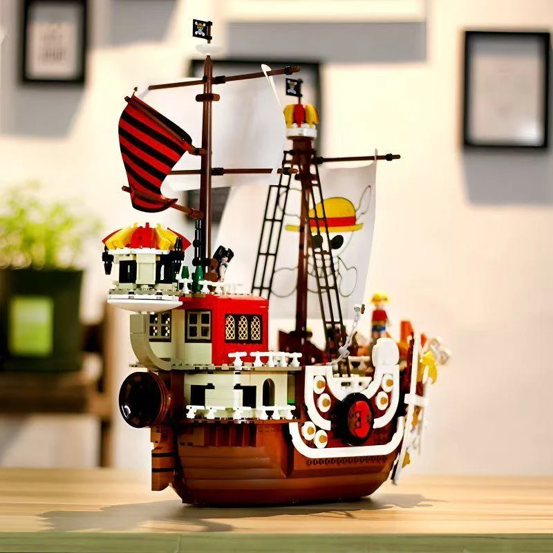 (Ship from US warehouse) 1484PCS 6298 The THOUSAND SUNNY Pirate Ship - Image 3