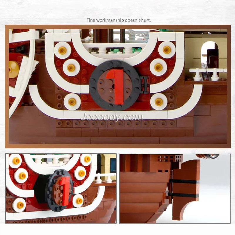 (Ship from US warehouse) 1484PCS 6298 The THOUSAND SUNNY Pirate Ship - Image 5