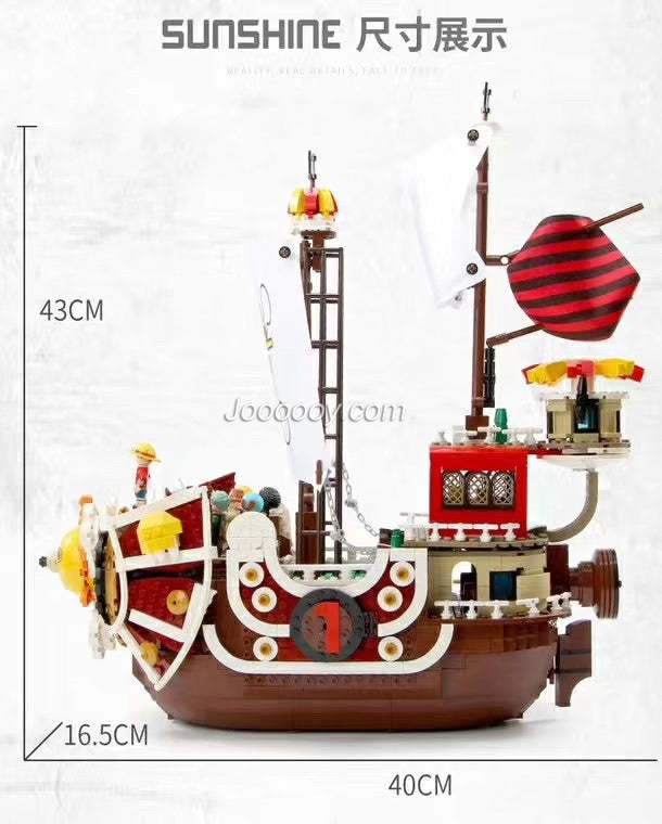 (Ship from US warehouse) 1484PCS 6298 The THOUSAND SUNNY Pirate Ship - Image 6