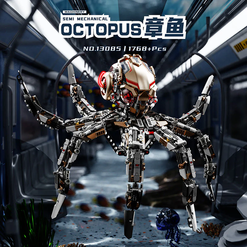 (Ship from US warehouse) 1768 pcs MJi 13085 Mechanical octopus - Image 3