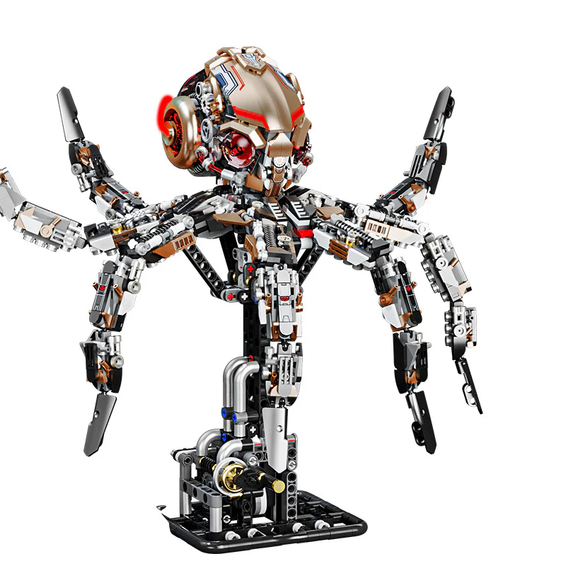 (Ship from US warehouse) 1768 pcs MJi 13085 Mechanical octopus - Image 7