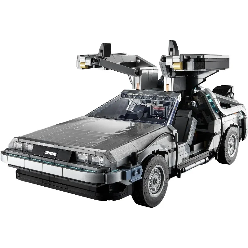 (Ship from US warehouse) 1872pcs DeLorean DMC-12 Back to the Future Time Machine - Image 2
