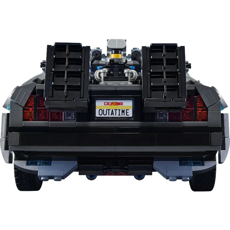 (Ship from US warehouse) 1872pcs DeLorean DMC-12 Back to the Future Time Machine - Image 4