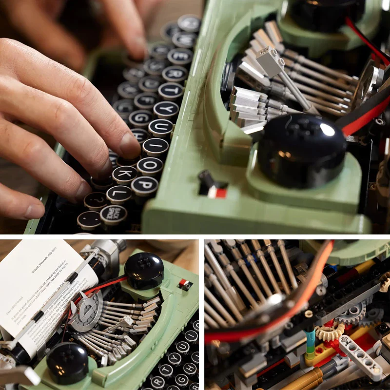 2079PCS 66886 Retro Typewriter - Image 4