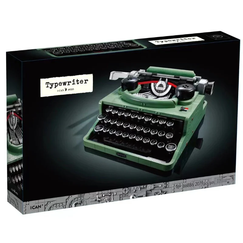 2079PCS 66886 Retro Typewriter - Image 6