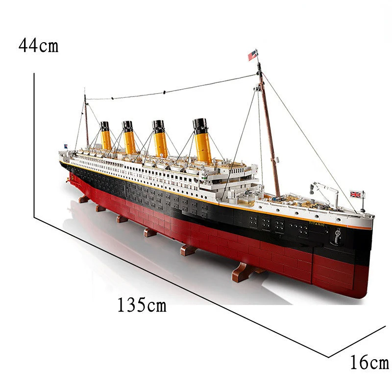 (Ship from US warehouse) 9090pcs Jie Star Titanic - Image 4