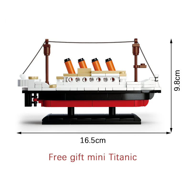 (Ship from US warehouse) 9090pcs Jie Star Titanic - Image 5