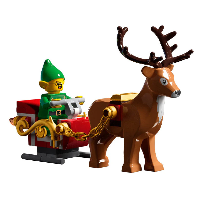 (Ship from US warehouse)1197pcs Elf Club House - Image 3