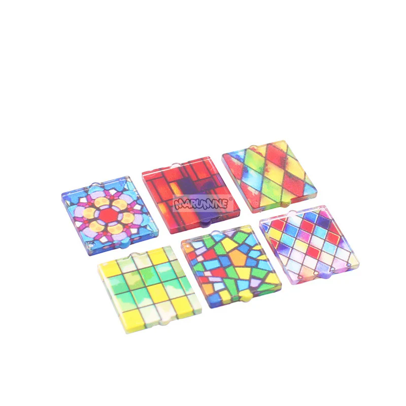MOC parts Compatible with 60592+60601 accessories 1x2x2 glass window glass wall - Image 8