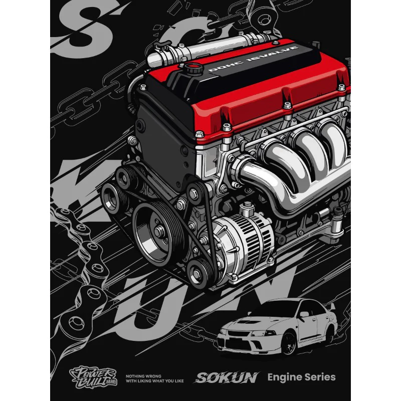 918pcs PB8861 SOKUN series 4G63 engine,JDM engine - Image 7