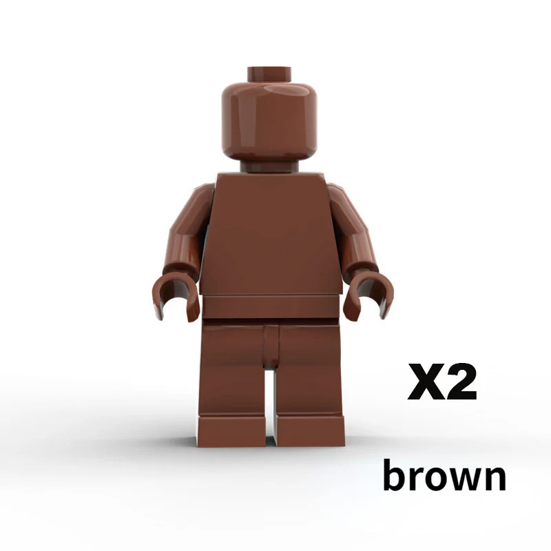 solid color DIY minifigures - Image 2