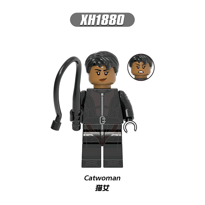 Superhero Batman Riddler Penguin Catwoman X0334 Minifigures - Image 3