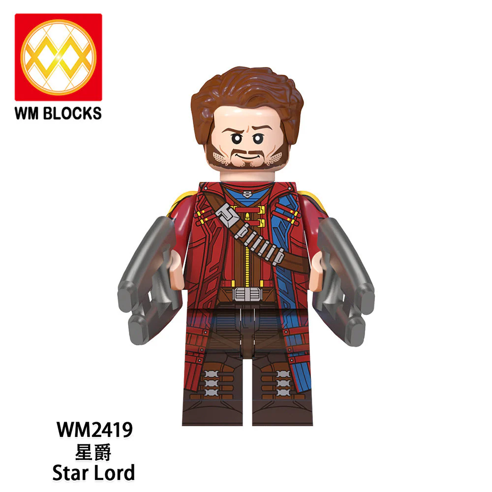 Superhero Series Thor Star-Lord Minifigure WM6146 - Image 9
