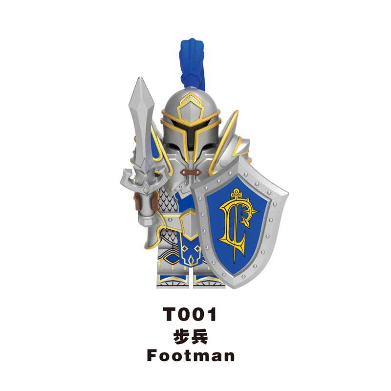 T001-008 Warcraft Series Militia Footman Minifigures - Image 2