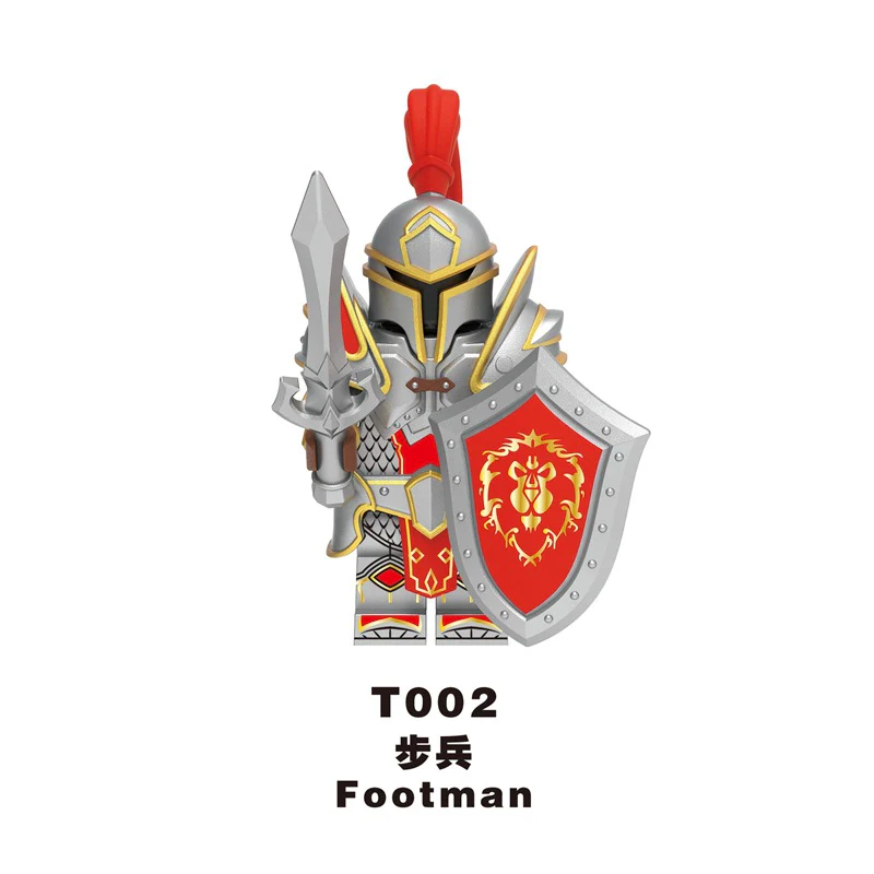 T001-008 Warcraft Series Militia Footman Minifigures - Image 3