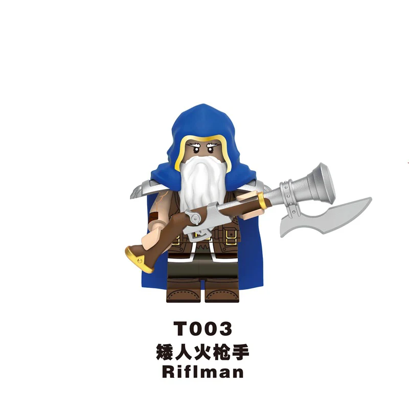 T001-008 Warcraft Series Militia Footman Minifigures - Image 4