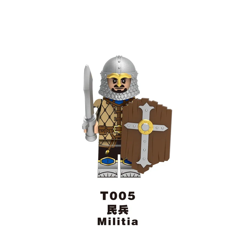 T001-008 Warcraft Series Militia Footman Minifigures - Image 6