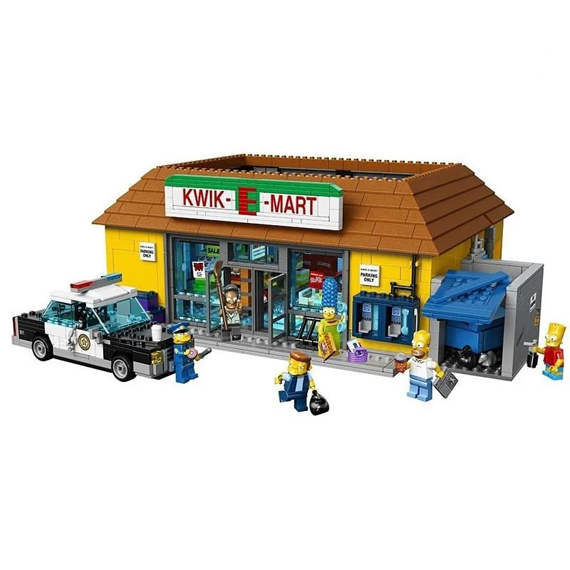 The Simpsons House(2523pcs)  and The Simpsons KWIK-E-MART(2218pcs)  71016 71006 - Image 3