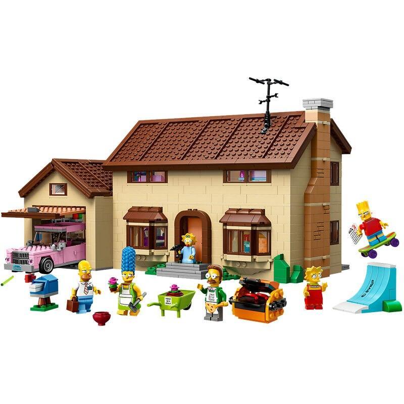 The Simpsons House(2523pcs)  and The Simpsons KWIK-E-MART(2218pcs)  71016 71006 - Image 6