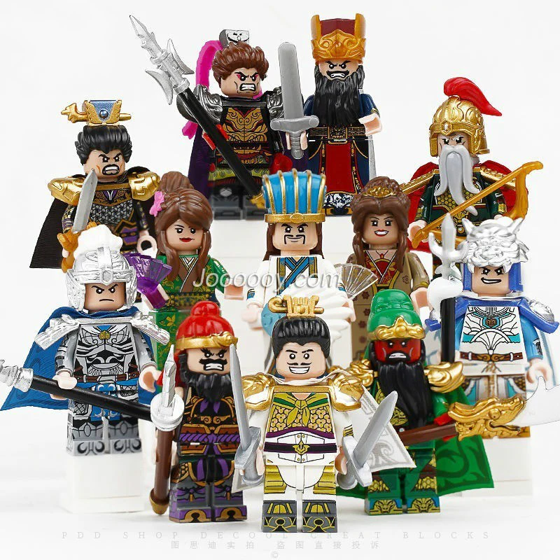 Three Kingdoms Heroes Ancient Soldier Minifigures with original box - Image 10