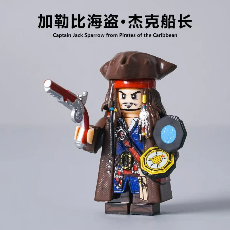 TL03-LT04 Pirate Minifigure Captain Jack - Image 4