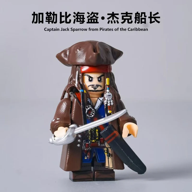 TL03-LT04 Pirate Minifigure Captain Jack - Image 6