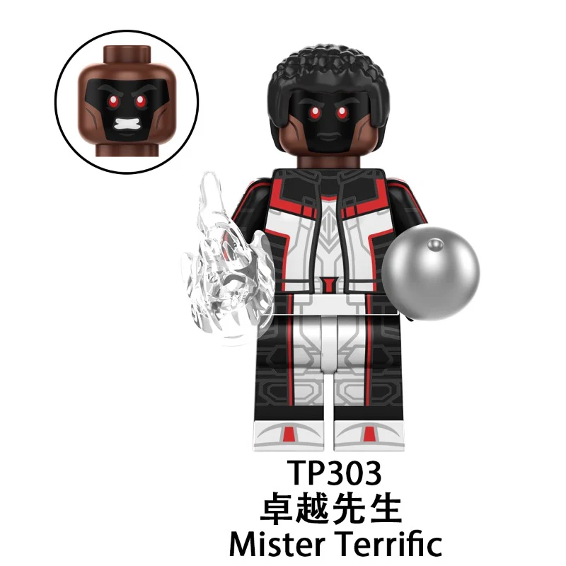 TP1038 Superhero Eagle Woman Green Lantern Elemental Human Black Luthor Minifigures - Image 4