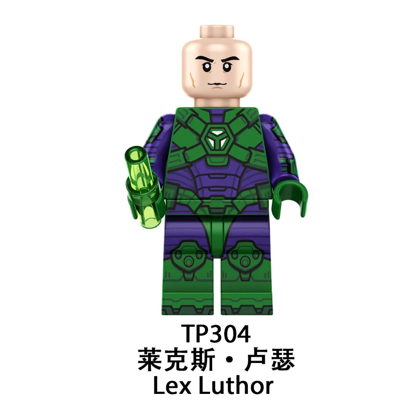 TP1038 Superhero Eagle Woman Green Lantern Elemental Human Black Luthor Minifigures - Image 5