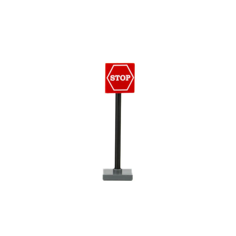 Traffic signs Street signs Minifigure accessories - Image 4