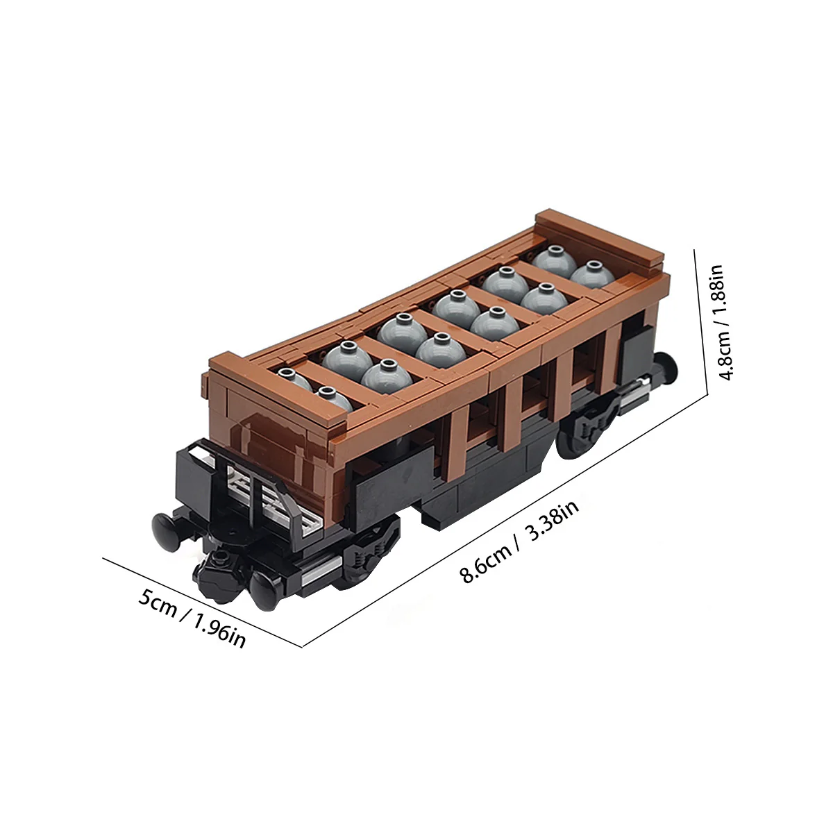Train carriages: German freight wagons / stone transport wagons / coal transport wagons / low-sided wagons - Image 9