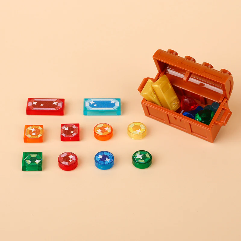 Treasure Treasure Map Diamond Print Set Minifigure Accessories - Image 2