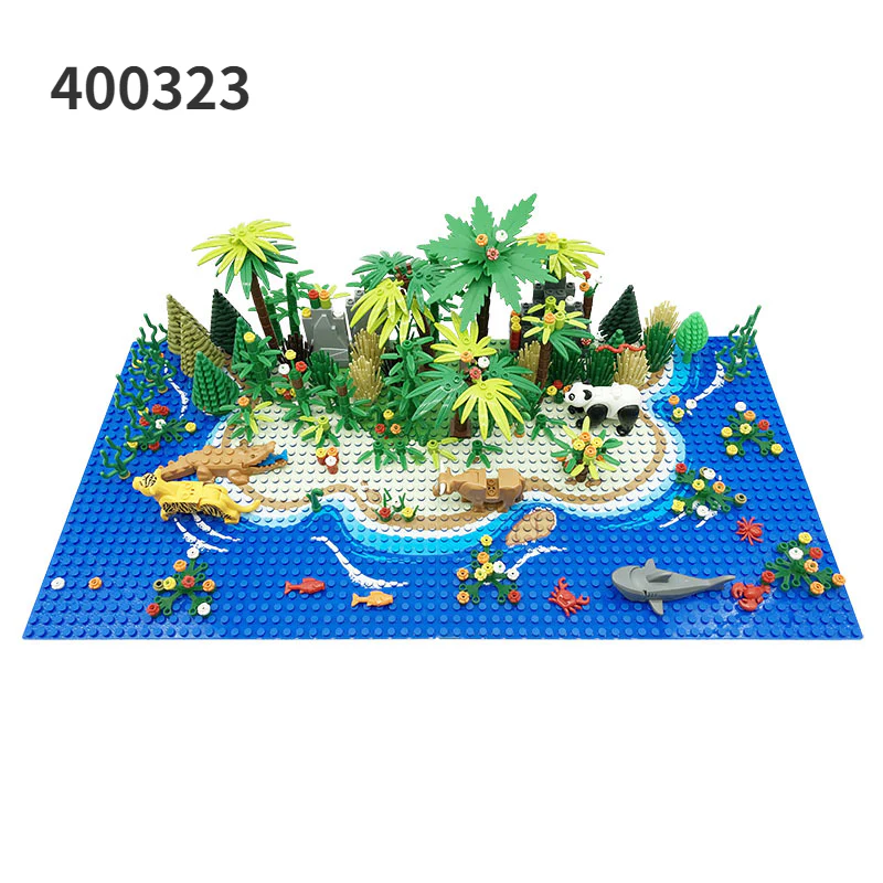 Tropical rainforest plant package moc brick 400320/400321/400322/400323 - Image 4