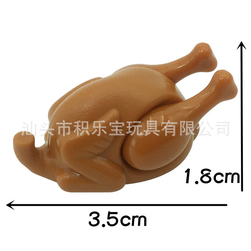 Turkey with Drumsticks 22mm with Oval Opening on Back 33048 - Image 3