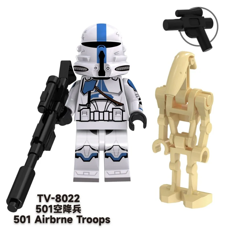 TV6103 Star Wars Clone Troopers Airborne Ahsoka Minifigures - Image 7