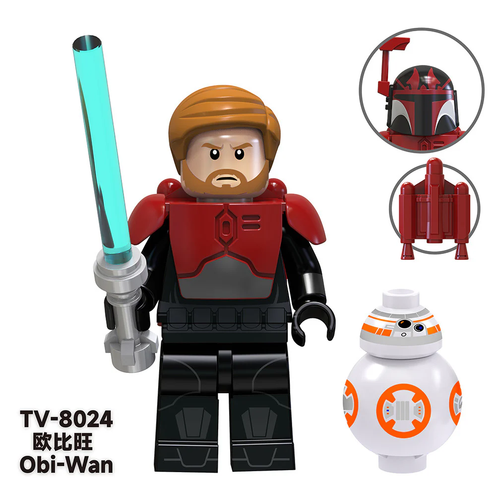 TV6104 Sci-fi series Baccarat Commander Rey Kailoren Minifigures - Image 3