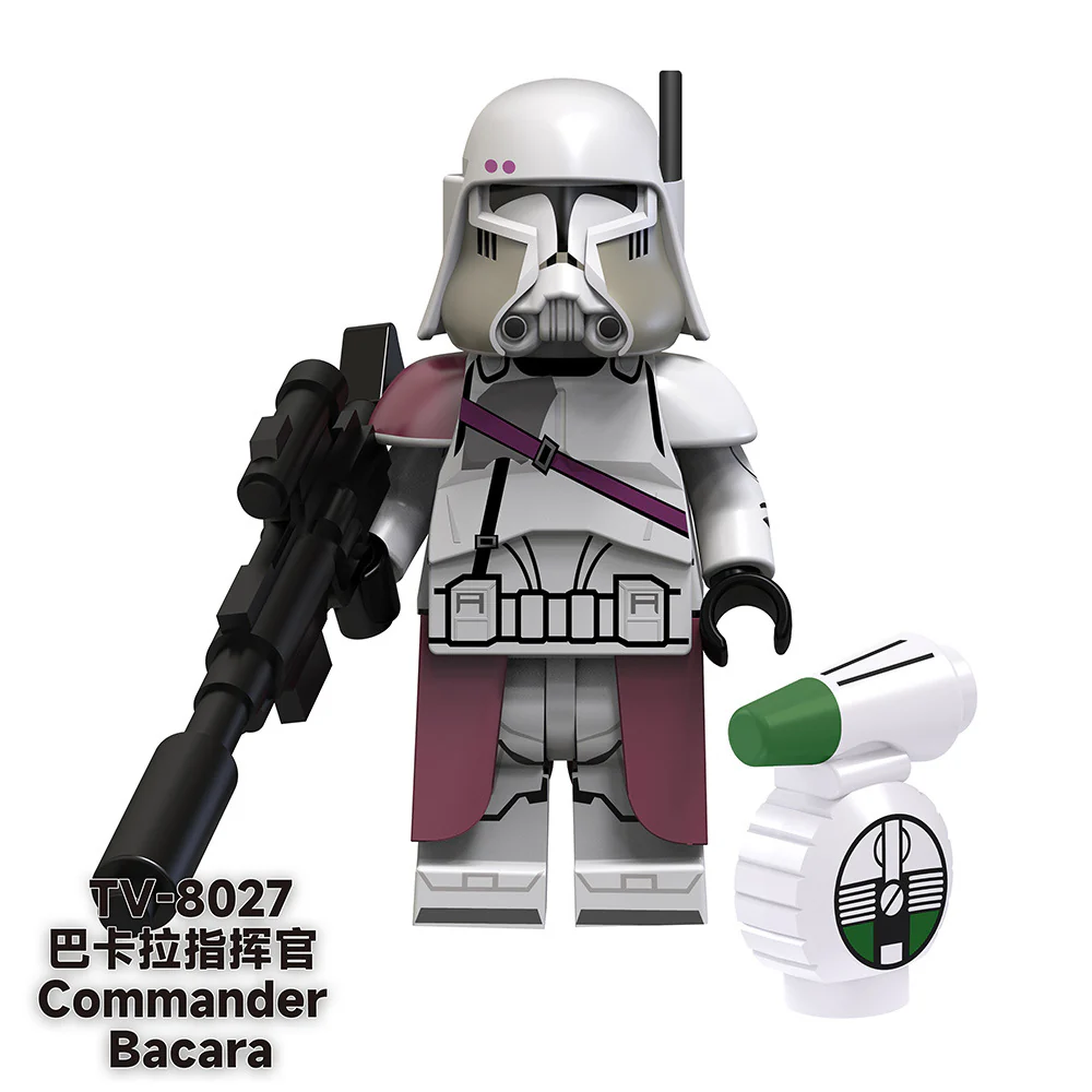 TV6104 Sci-fi series Baccarat Commander Rey Kailoren Minifigures - Image 6