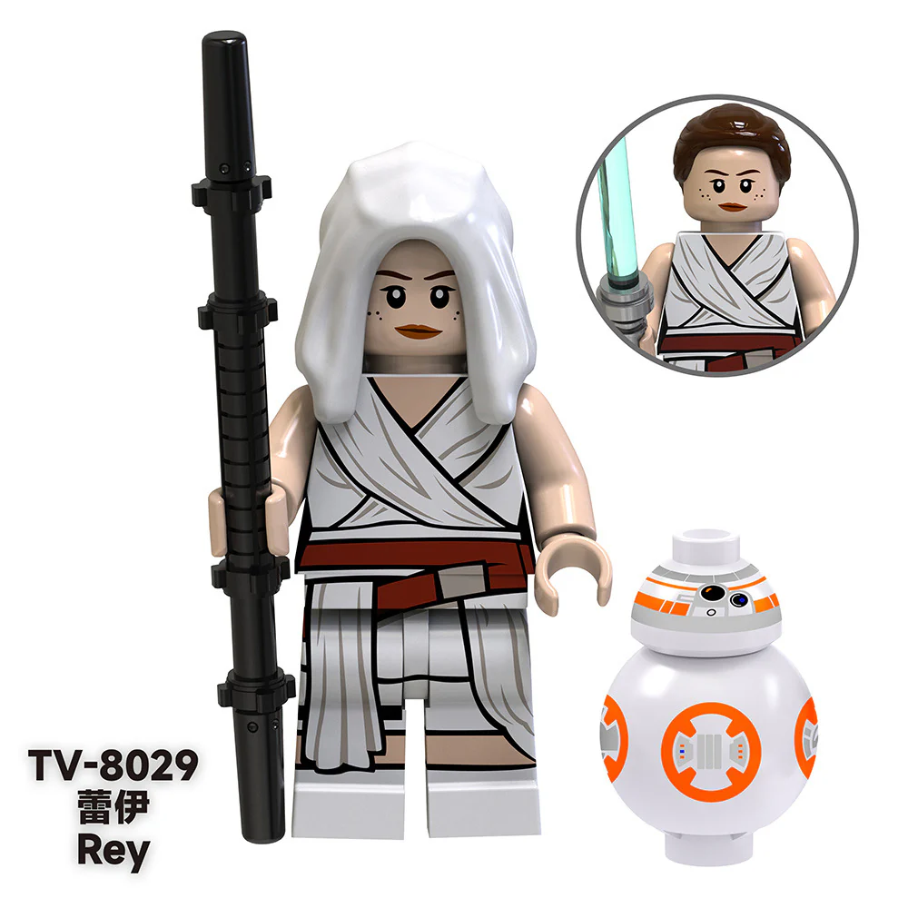 TV6104 Sci-fi series Baccarat Commander Rey Kailoren Minifigures - Image 8