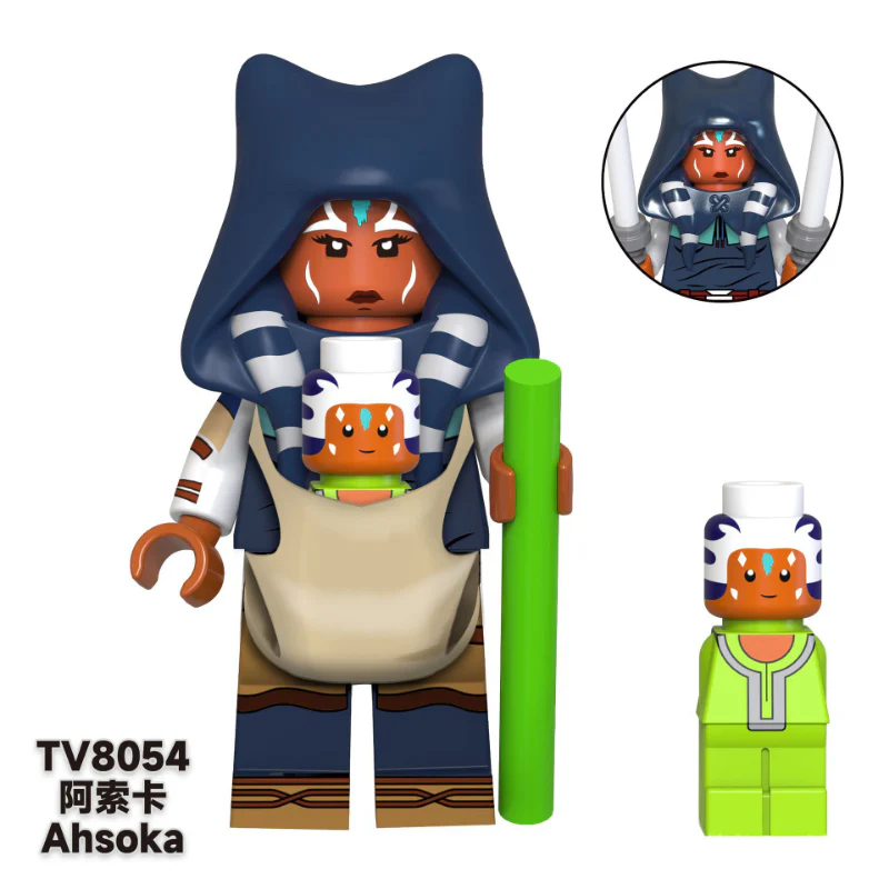 TV6107 Sci Fi Series Clone Commander Ahsoka Minifigures - Image 5