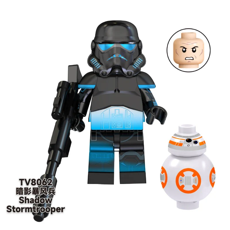 TV6108 Star Wars Series Fox Gamble Commander Clone Minifigures - Image 9
