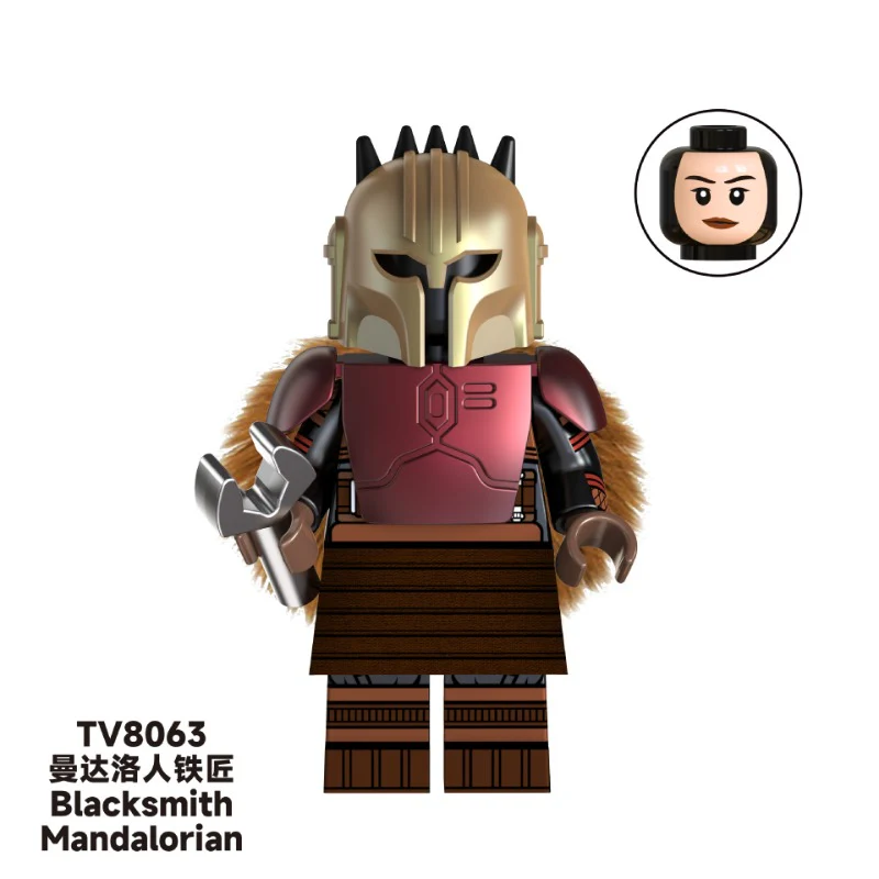 TV6109 Star Wars Series The Mandalorian Blacksmith Han Solo Minifigures - Image 2