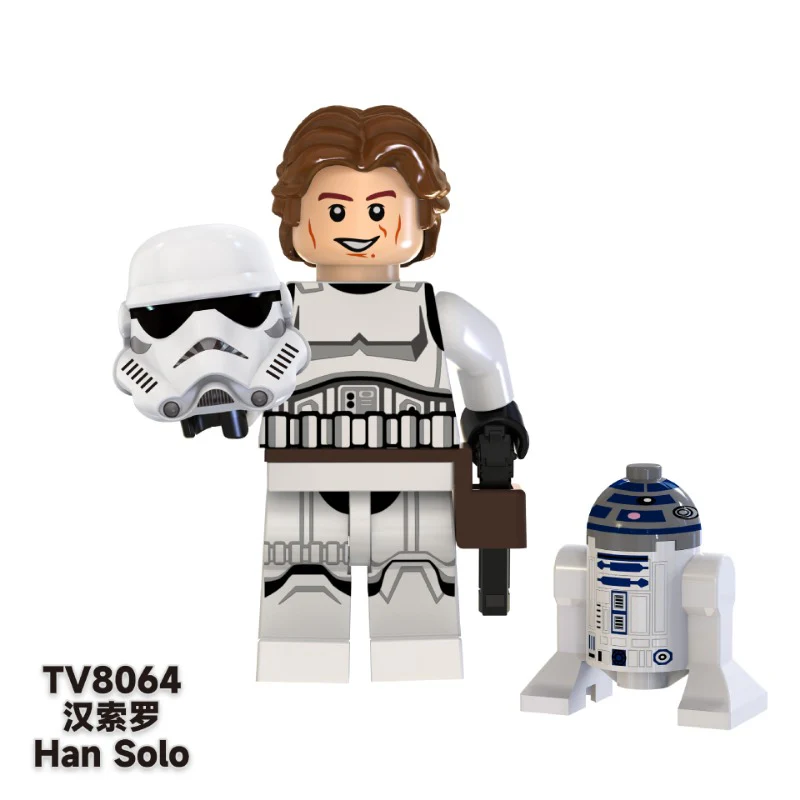 TV6109 Star Wars Series The Mandalorian Blacksmith Han Solo Minifigures - Image 3