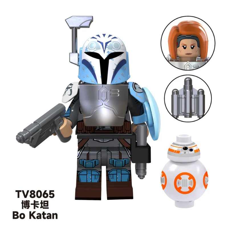 TV6109 Star Wars Series The Mandalorian Blacksmith Han Solo Minifigures - Image 4