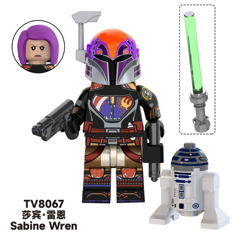 TV6109 Star Wars Series The Mandalorian Blacksmith Han Solo Minifigures - Image 6