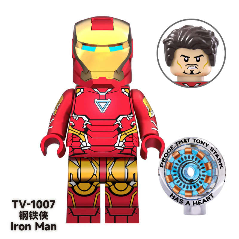 TV6201 Super Hero Series Gem Ultron Wanda Captain America Thunder Panther Minifigures - Image 8