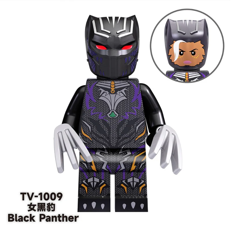 TV6202 Superhero Series Black Panther Iron Man Thor Minifigures - Image 2