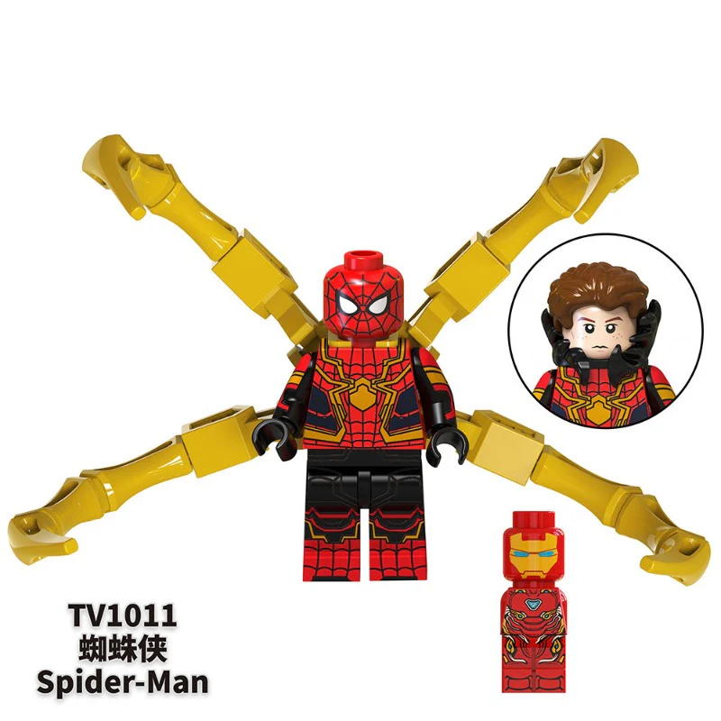 TV6202 Superhero Series Black Panther Iron Man Thor Minifigures - Image 4