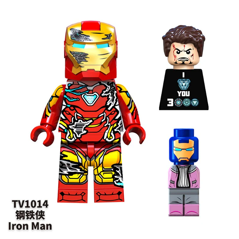 TV6202 Superhero Series Black Panther Iron Man Thor Minifigures - Image 7