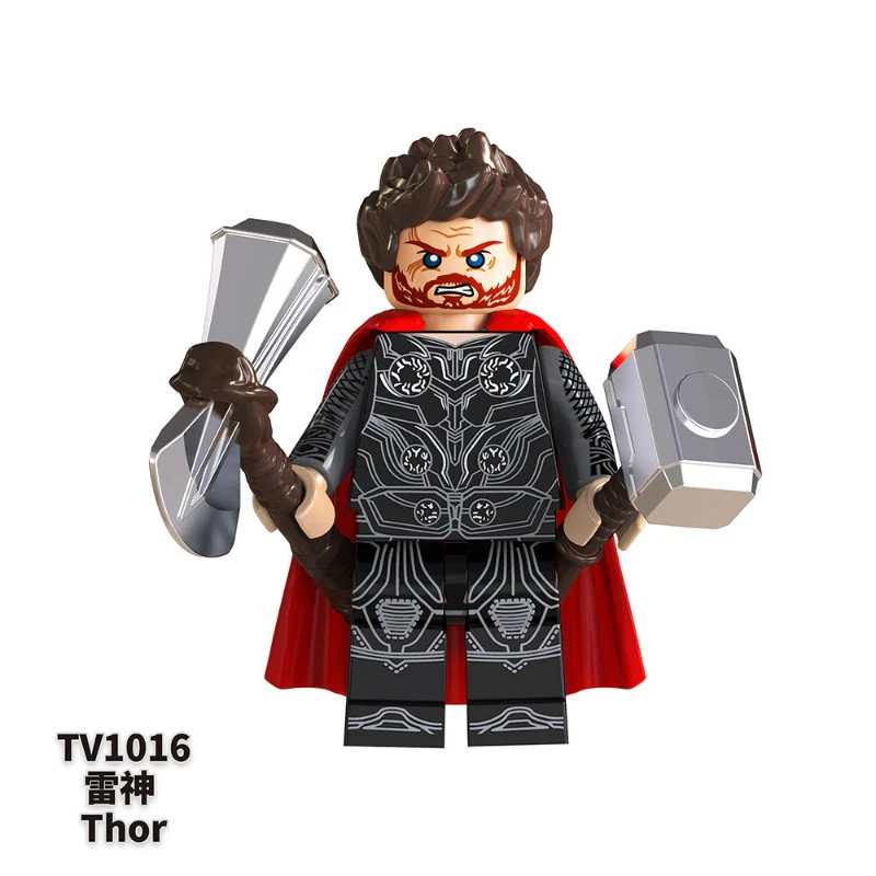TV6202 Superhero Series Black Panther Iron Man Thor Minifigures - Image 9
