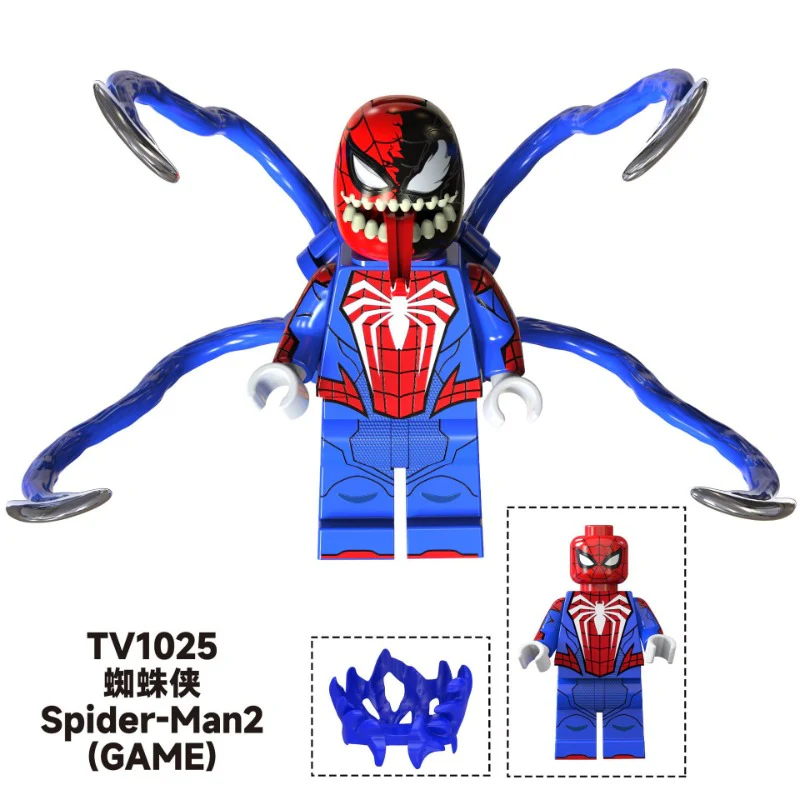 TV6204 superhero series Spider-Man observer Deadpool Minifigures - Image 2